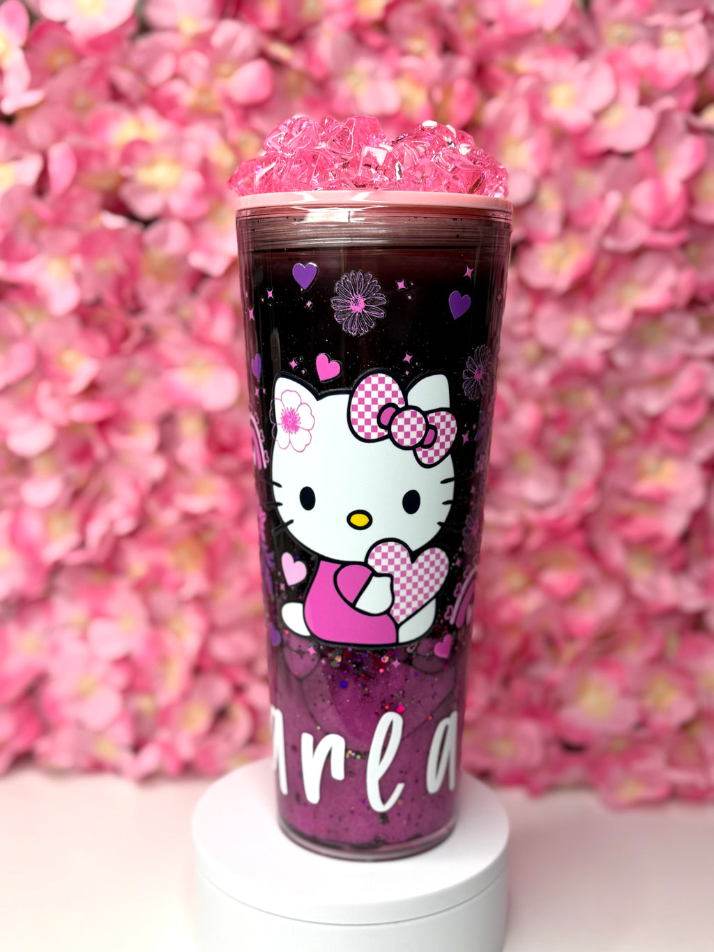 Snow globe 24 oz tumbler