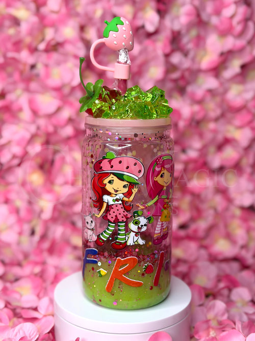 Snow globe 16 oz tumbler