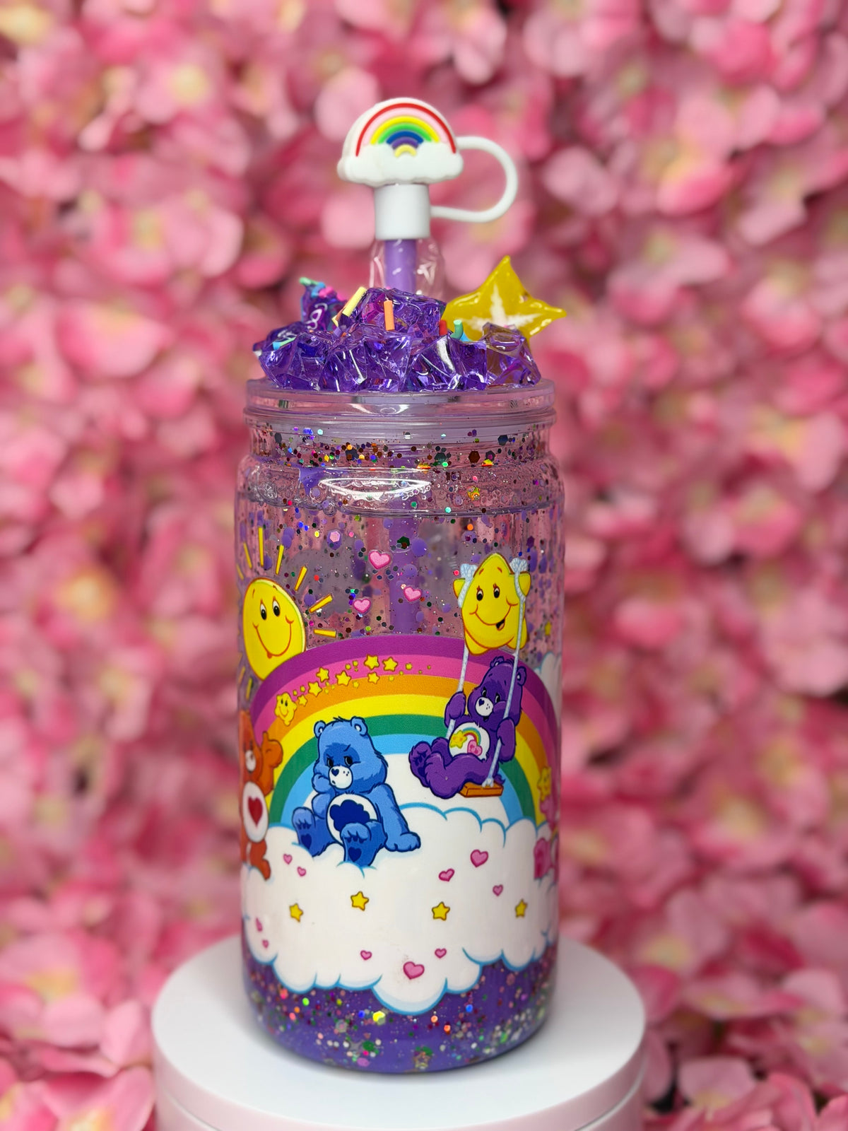 Snow globe 16 oz tumbler