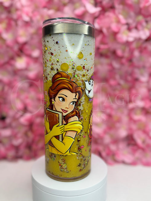 Encapsulated Snow Globe Tumbler 20 oz