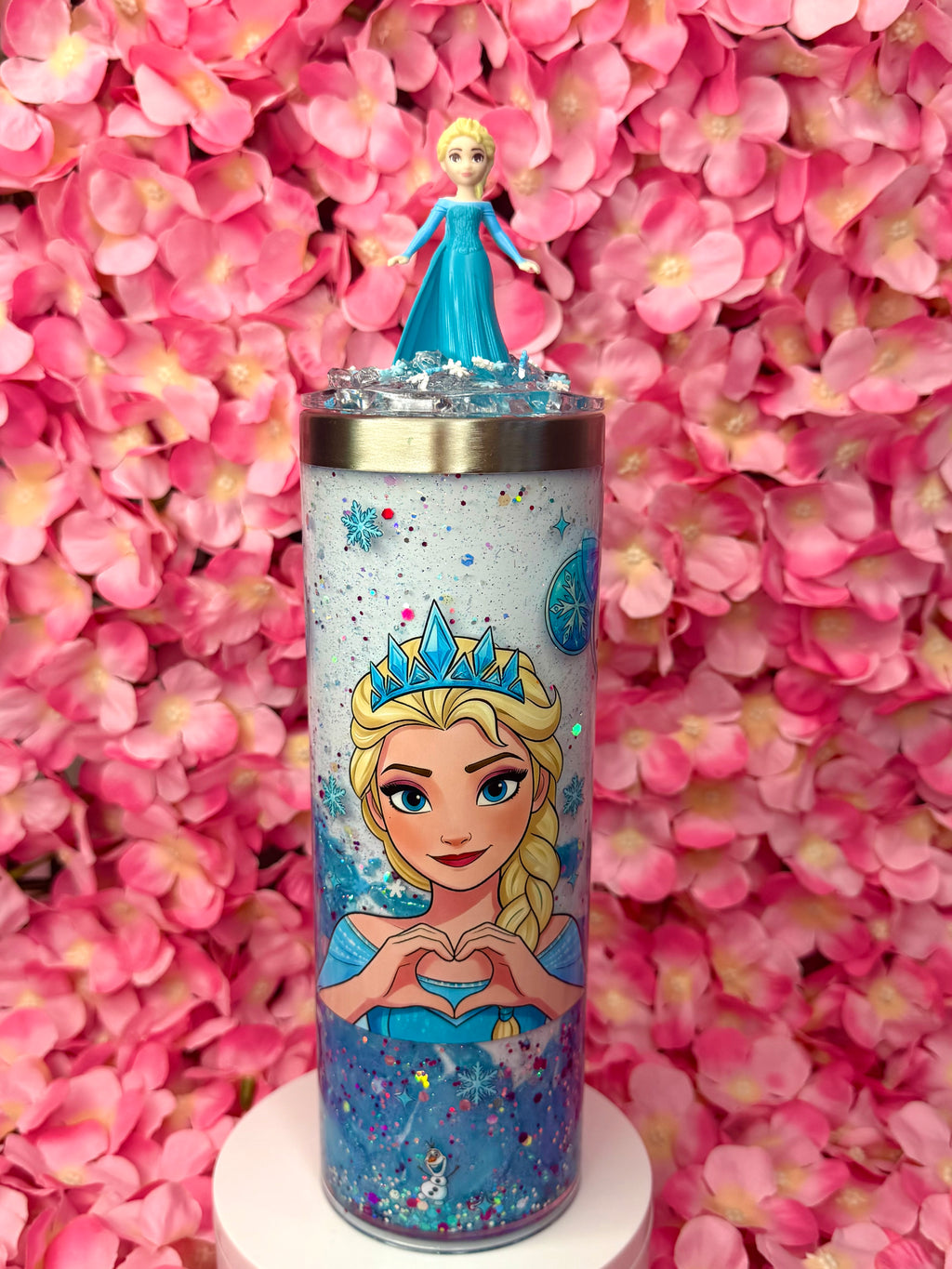 Encapsulated Snow Globe Tumbler 20 oz