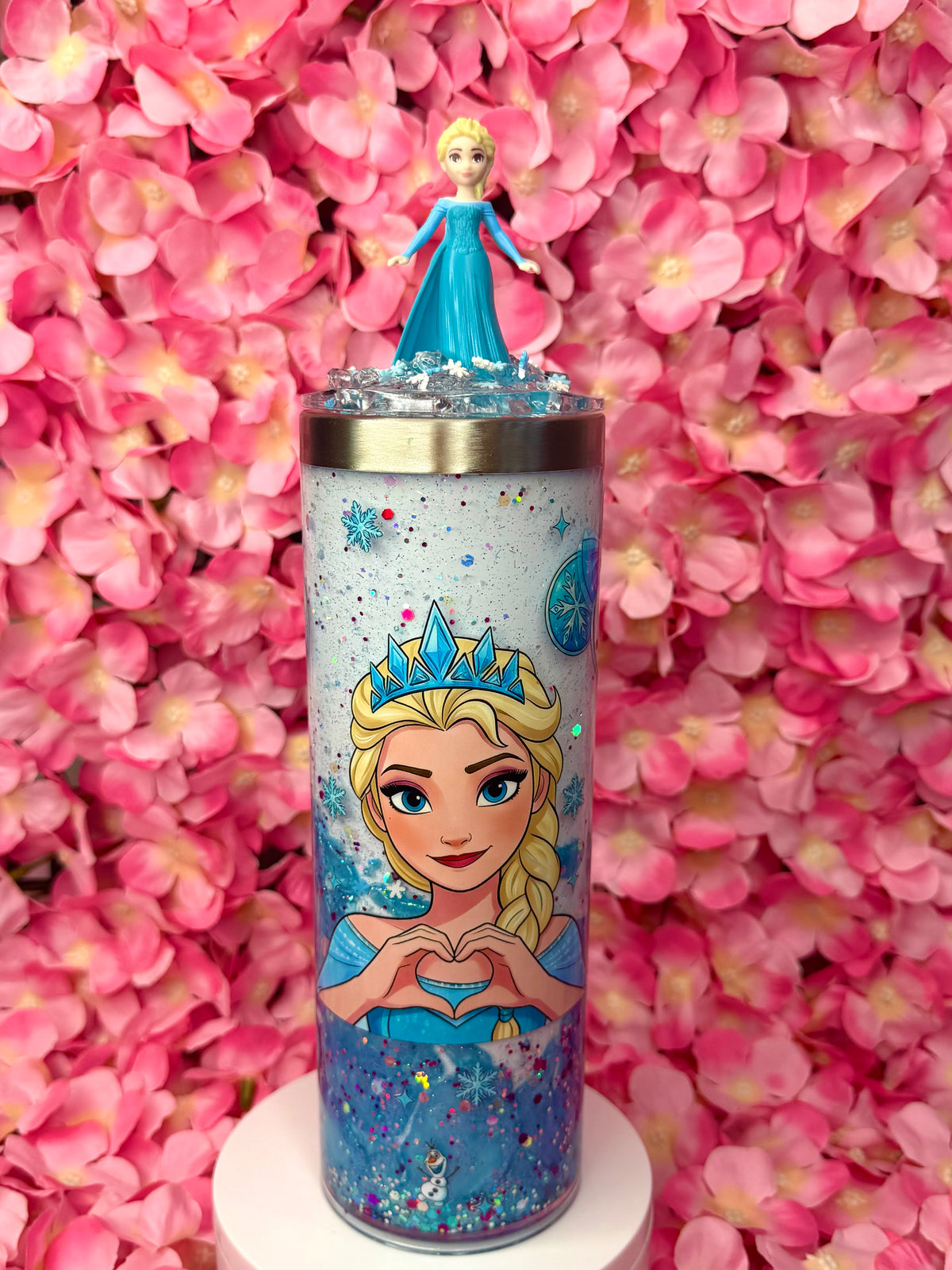 Encapsulated Snow Globe Tumbler 20 oz
