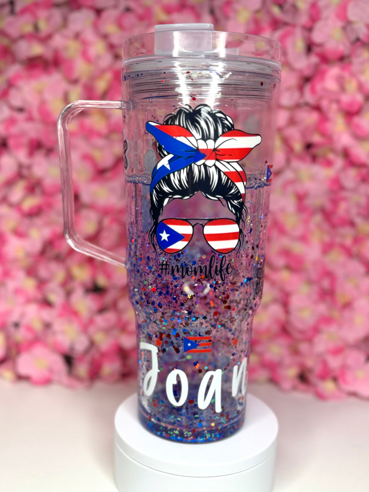 Snow globe 40 oz tumbler