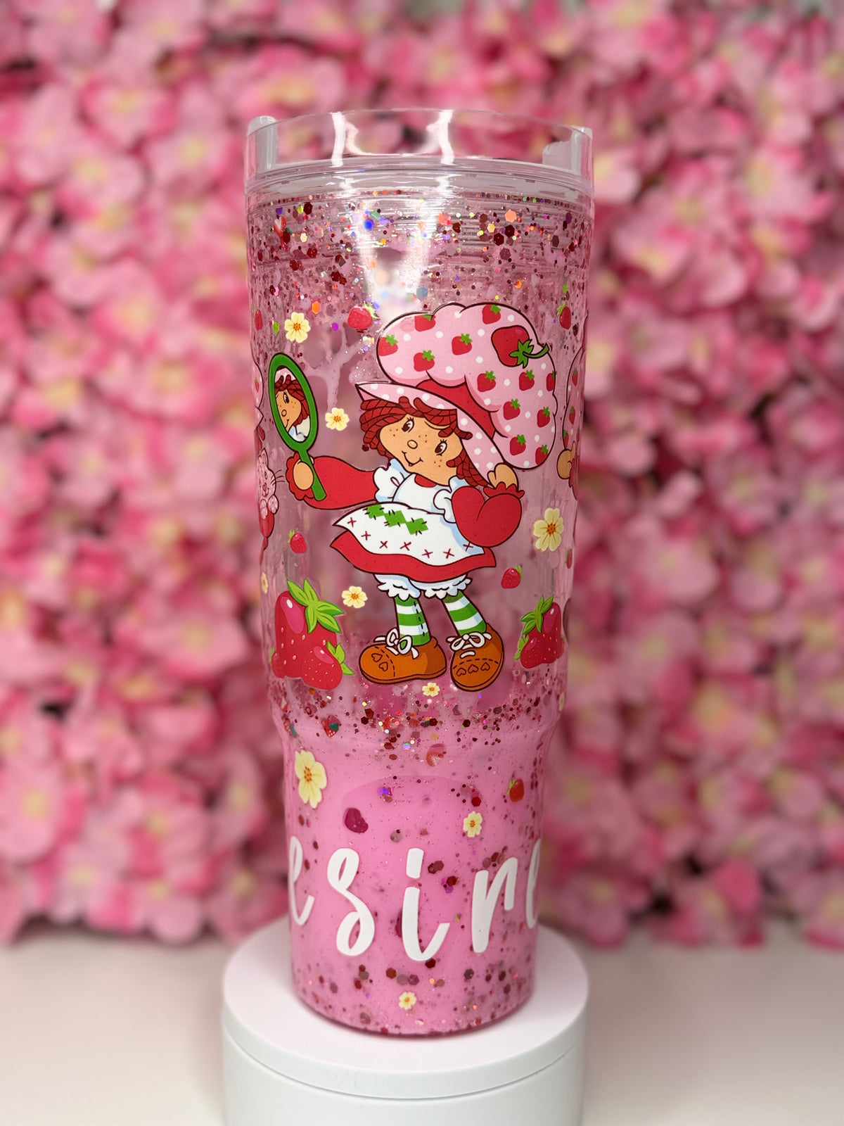 Snow globe 40 oz tumbler