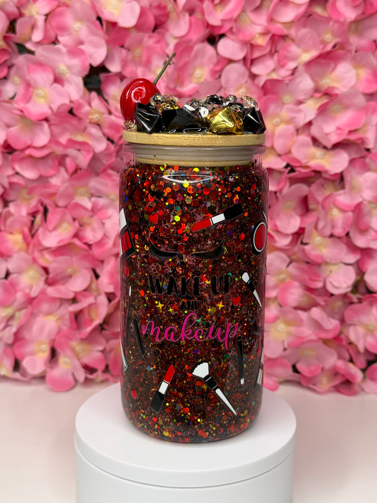 Snow globe 16 oz tumbler