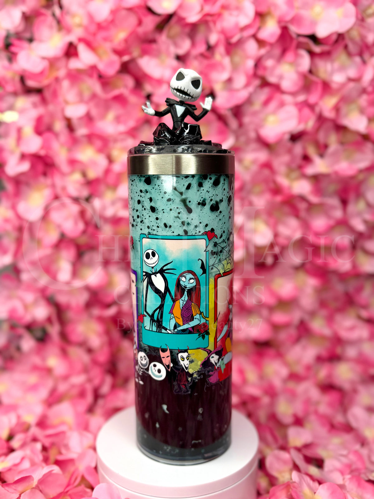 Encapsulated Snow Globe Tumbler 20 oz