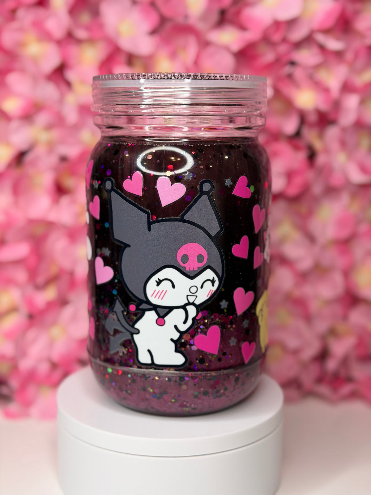 Snow globe Jar 20 oz tumbler