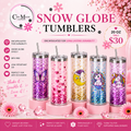 Encapsulated Snow Globe Tumbler 20 oz