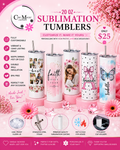 Sublimation 20 oz tumblers