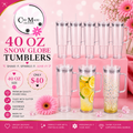 Snow globe 40 oz tumbler